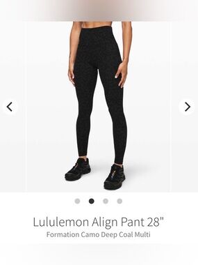 lululemon athletica Align High-Rise Leggings in Deep Coal Multi (Black Camo)